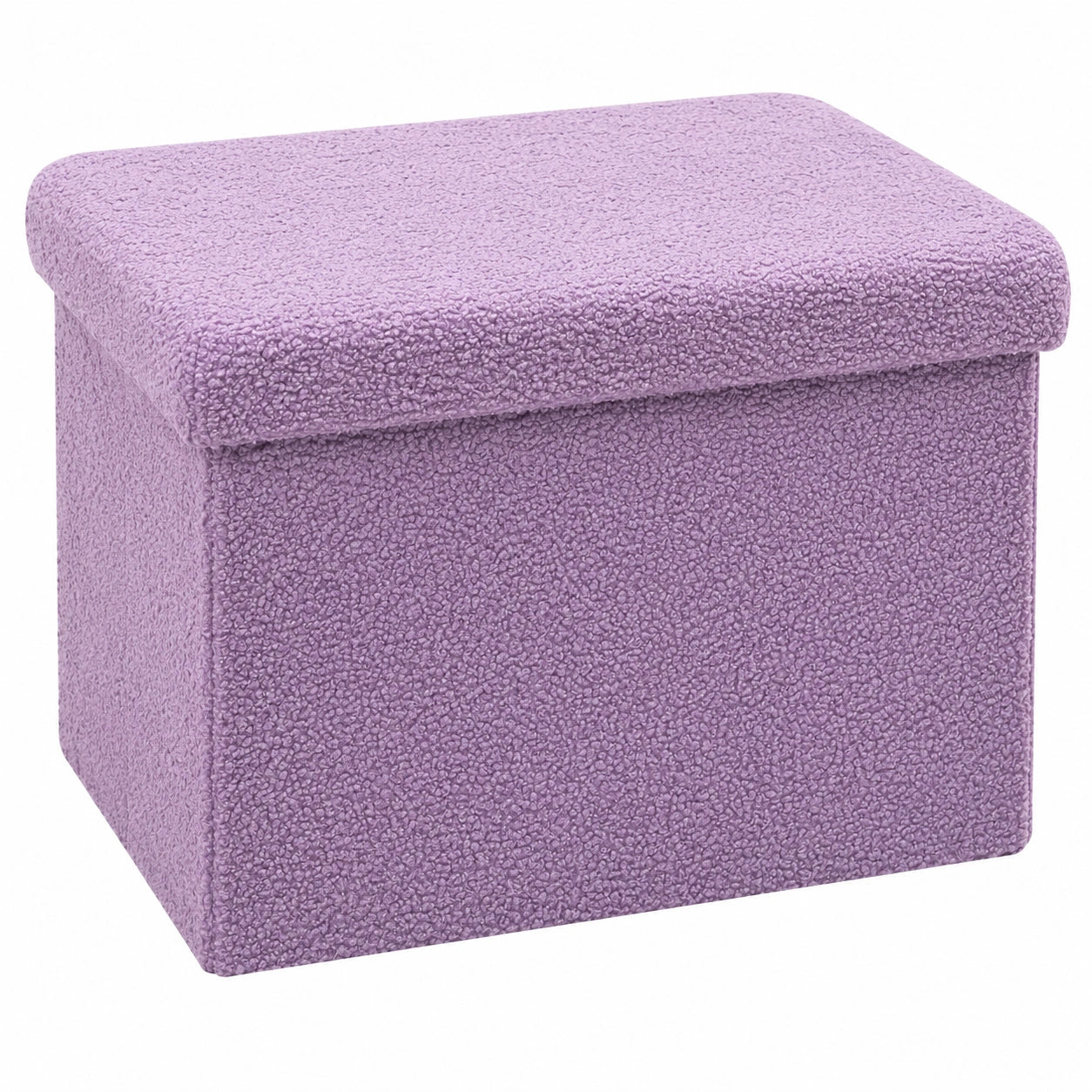 Faltbarer Bonlife Sitzhocker mit Stauraum, lila, 42x32x32cm