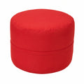 sunnypillow Sitzsack Hocker - Rund 25 x 45 cm - Für drinnen und draußen - Abnehmbarer Bezug - Komfortabler Bodenhocker in Beige