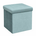 Faltbarer Sitzsack für Zuhause, Blau, 38x38x38 cm