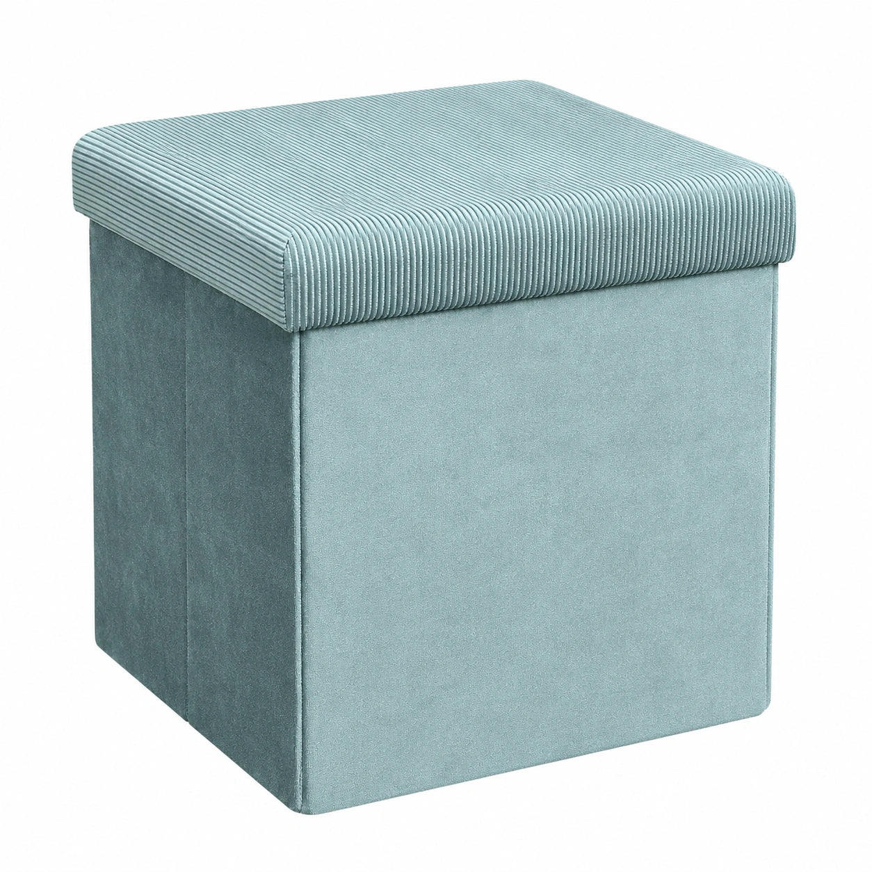 Faltbarer Sitzsack für Zuhause, Blau, 38x38x38 cm